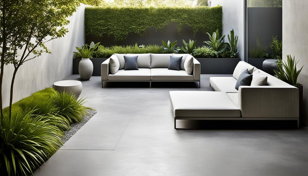 terrasse beton